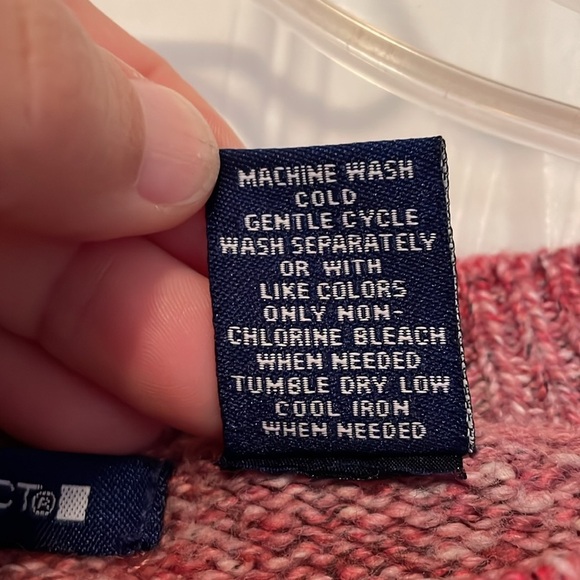 Women an Architect sweater. XL Pink hues crew neck knit soft lightweight - Picture 4 of 8